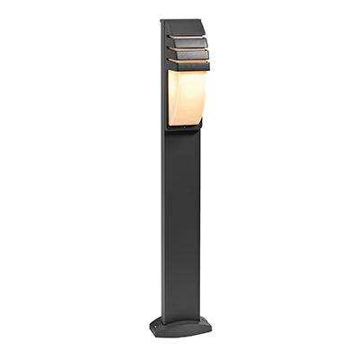 Picket Bollard Base Mount Black 1x E27