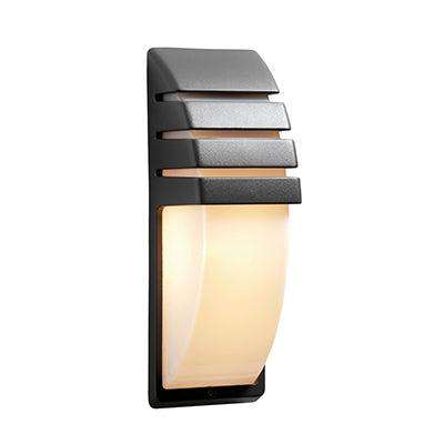 Picket Wall Light Outdoor Black 1x E27