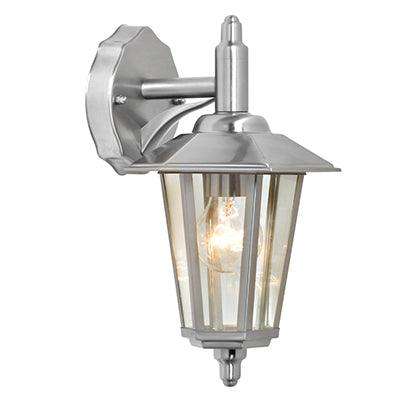 ***Farol Wall Light Outdoor Down Stainless Steel 1x E27