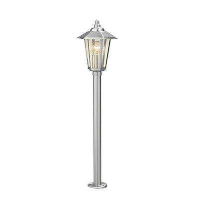 ***Farol Pole Light Base Mount Stainless Steel 1x E27