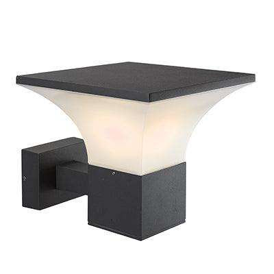 Lennox Wall Light Outdoor Dark Grey 1x E27