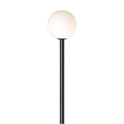 Sphere Pole Light 230v 400mm Pole Excluded Black