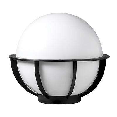 Sphere & Basket Pillar Outdoor 290mm Black
