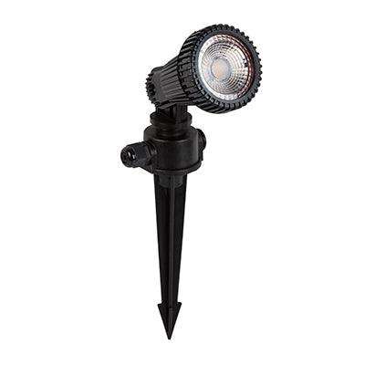 Spotlight Spike Outdoor Black Led 1x7w 3000 K