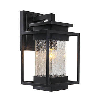 ***Wall Light Outdoor Sand Black 1x E27