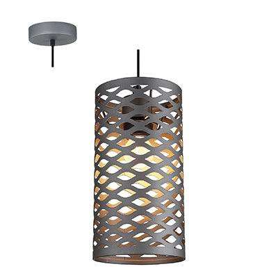 ***Pendant Metal 130mm Grey E27 1x40w