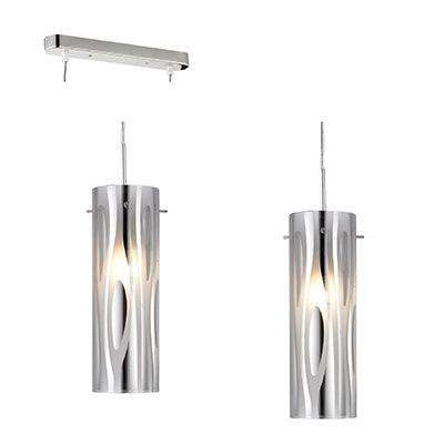 ***Island Pendant Chrome E27 2x40w