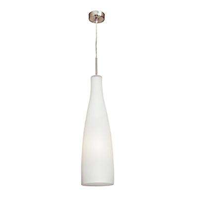 ***Mocca Pendant S/Chrome & White E27 1x60w