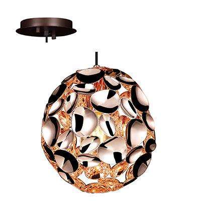Pendant Metal 180mm Rose Gold E27 1x60w