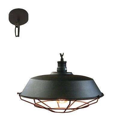 Grid Pendant 360mm Black E27 1x60w