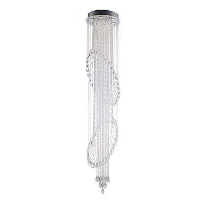 7 Lt Ring Chandelier Crystal Chrome Gu10 7x50w