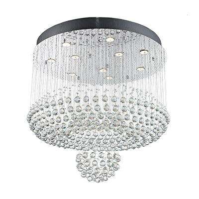 10 Lt Chandelier Crystal Chrome Gu10 10x50w