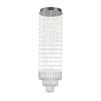 7 Lt Chandelier Crystal Chrome Gu10 7x50w