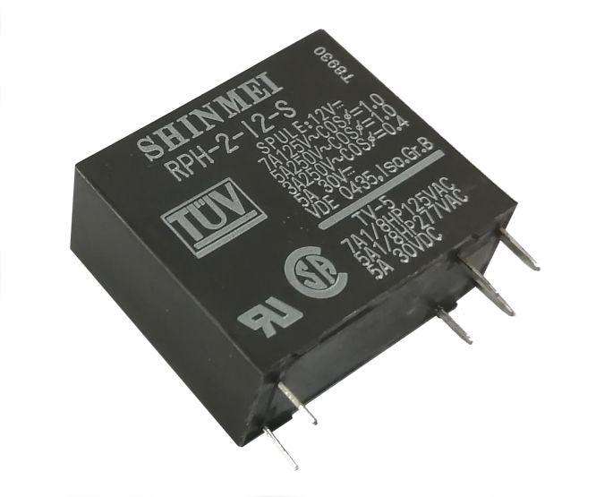 Relay Dpst 5 A 12 Vdc Rect 6 Pcb Rph 2 12 S
