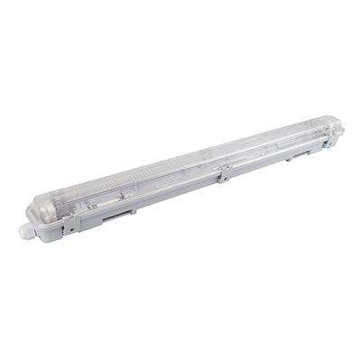 2 Ft Single Vapour Proof Wired For Led T8 1x9w 680mm