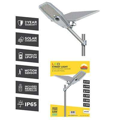 Solar Street Light Radar Sensor Led 14w = Traditional 300w