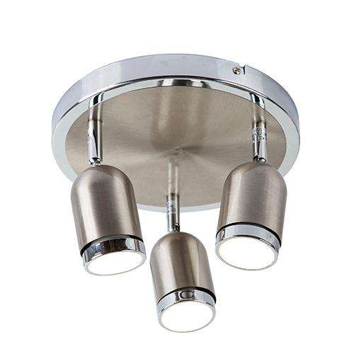 ***Spotlight Plate S/Chrome & Chrome Gu10 3x50w