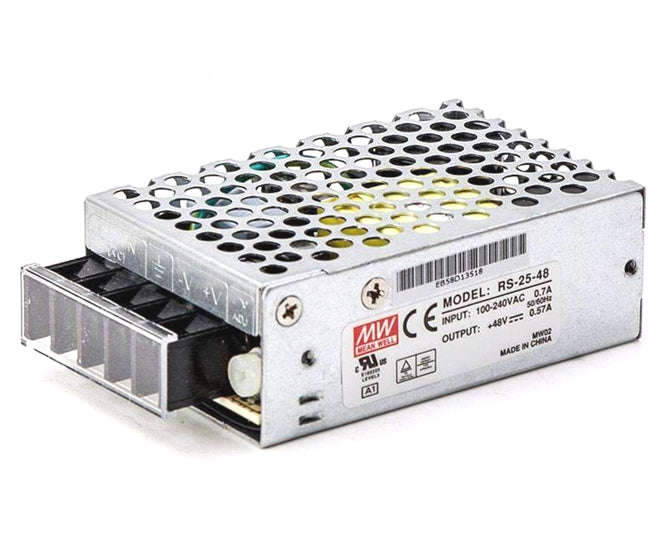Power Supply Encl. I=220 O=48 V 570m A 25 W Rs 25 48
