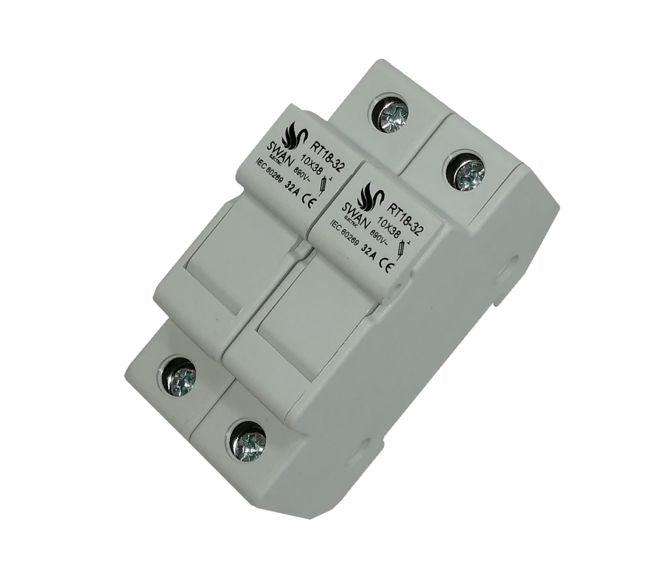 Holder For 10x38 Fuse 2 P D/R Mount Fh Rt18 32 2 P A