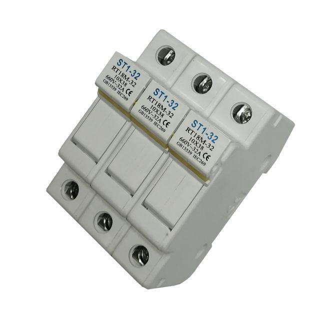 Holder 3 P For 10x38 Fuse D/R Mount Fh Rt18 32 3 P A