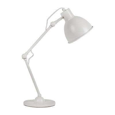 ***Jean Adjustable Table Lamp White 1x E14