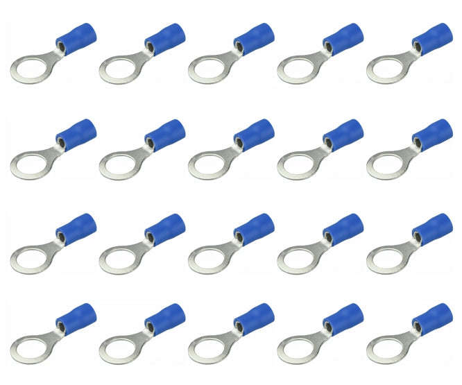 Terminal Pre Ins Ring Lug Bl R=10.5mm 1 K/Bag Rv 2 10