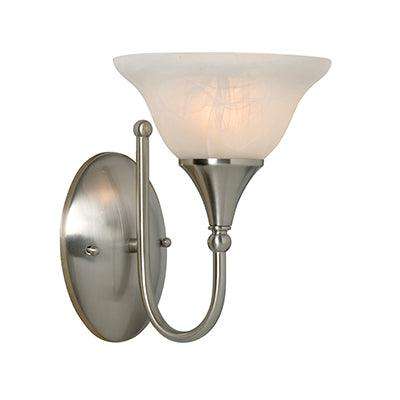 ***Calice Wall Light Satin Chrome E27 1x60w
