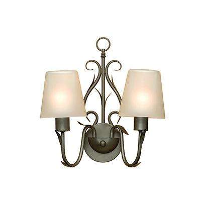 Arum Wall Light Charcoal E27 2x60w