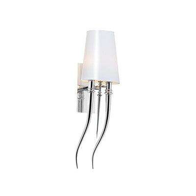 ***Tusk Wall Light Chrome E14 2x40w