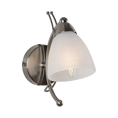 ***Sasha Wall Light Satin Chrome 1x E14