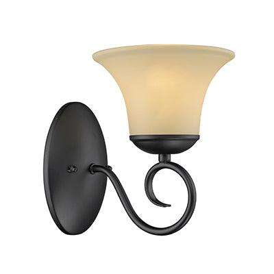 Ebele Wall Light Black E27 1x60w