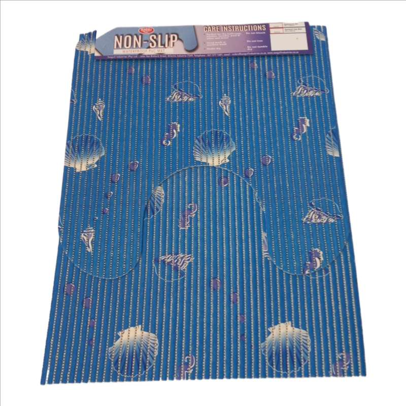Seagull Anti Slip Roll 65 Cm X 15 M Printed Seashells Blue