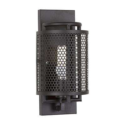 Mesh Wall Light Black E27 1x40w