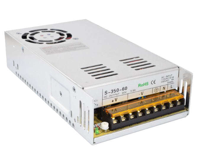 Power Supply Encl. I=220 V O=60 V 5.8 A 350 W S 350 60