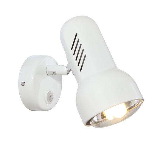 Turbo 1 Lt R80 S/Light & Switch White