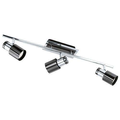 ***Davida Led 3 Lt S/Light 580mm Black/Chrome