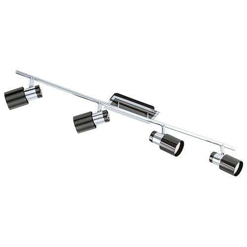 ***Davida Bar 4 Lt S/Light Black/Chrome