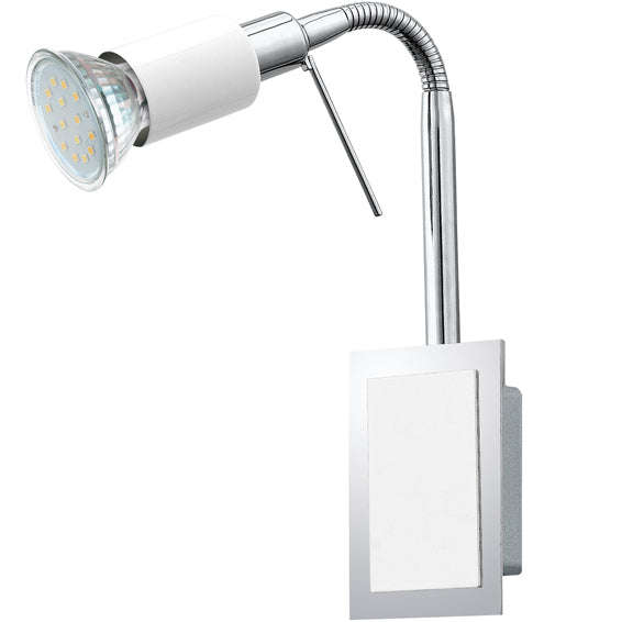 ***Eridan Wall Light Spot Shiny White
