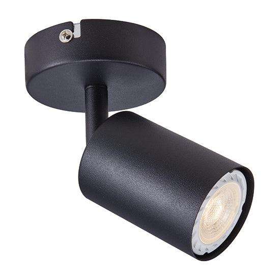 Urban Single S/Light Black Gu10 1x5w