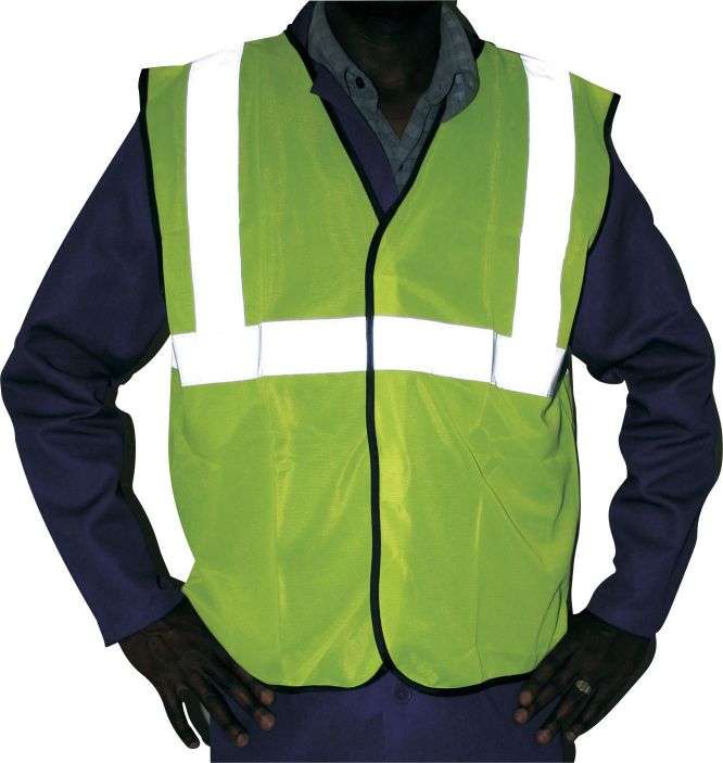 Waistcoat Economy Matsafe L/Yellow (L)