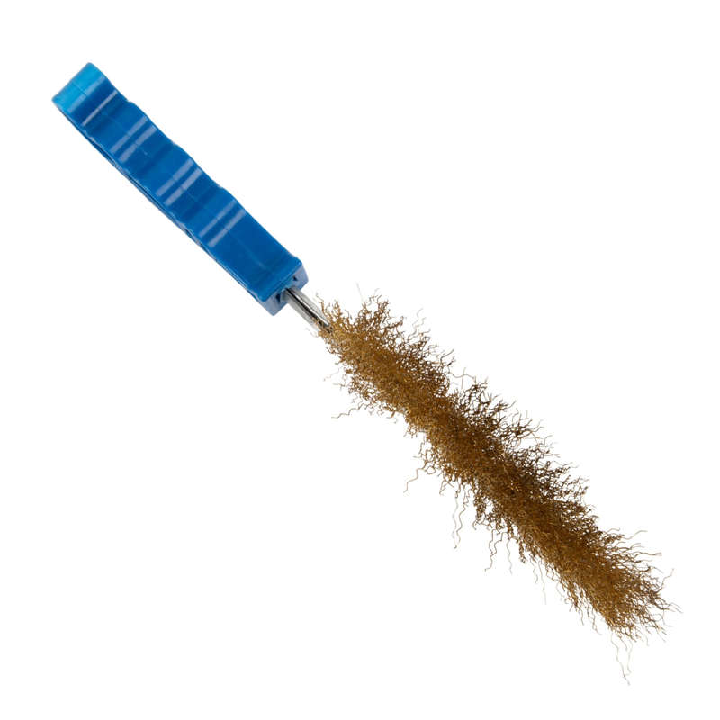 Strike Arc Wire Brush With Blue Plastic Handle
