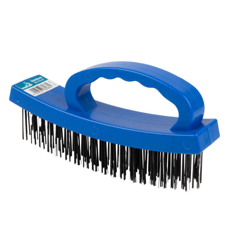 Strike Arc Wire Brush 4 Row Ss Bristle Poly Handle