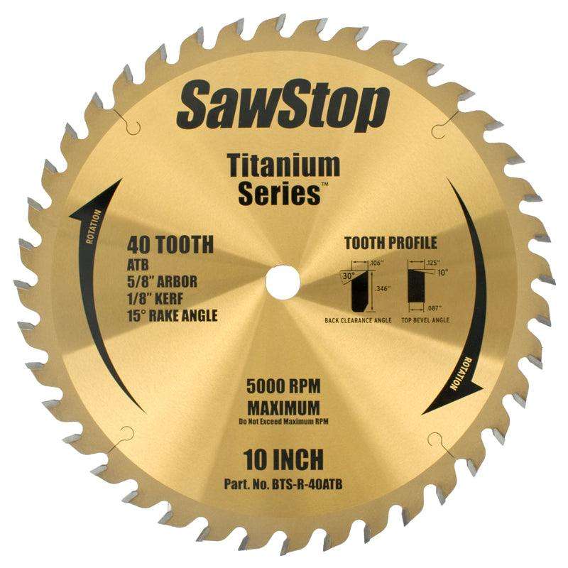 Tct Saw Blade 254 Mm X 40 T X 16 Mm Comb. Titanium Series