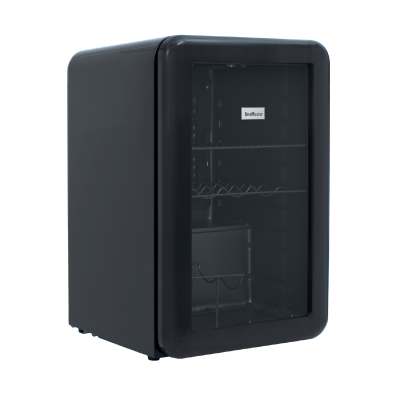 SnoMaster - 68L Counter-Top Retro Beverage Cooler - Black (SC-70R)