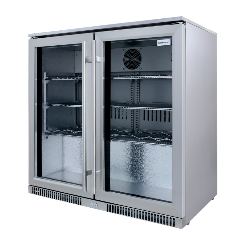 SnoMaster - 200L Sub-Zero Under-Counter Beverage Cooler - Stainless Steel (SD-220SS)