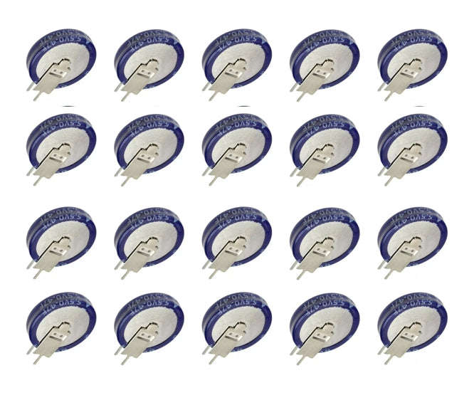 Super Capacitor Radial Vert D/L 1.0 F 5.5 Vdc P=5 18.5x5 100 P/Bag Se 5 R5 D105 Vyv3 C