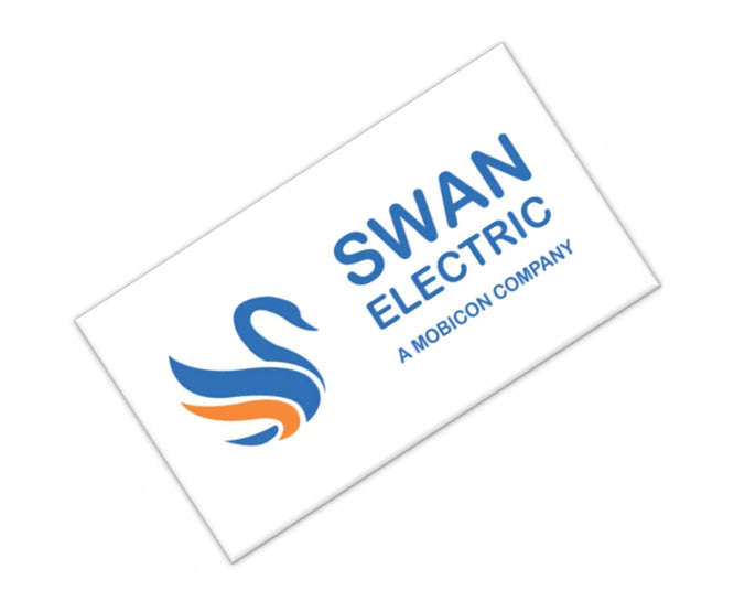 Swan Mini Label Self Adhesive In Vynil 16 X 41mm Lbl Swan 01 R0