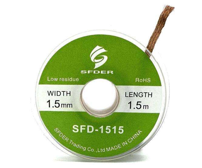 Solder Wick / Cleaning Tape 1.5mm Sfd 1515 Gre