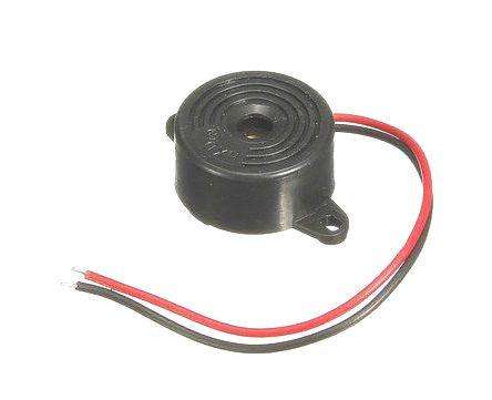 Buzzer 3 24 Dc D=23mm Leads Black 85d B P/Mnt Debulk Sfm 20 B