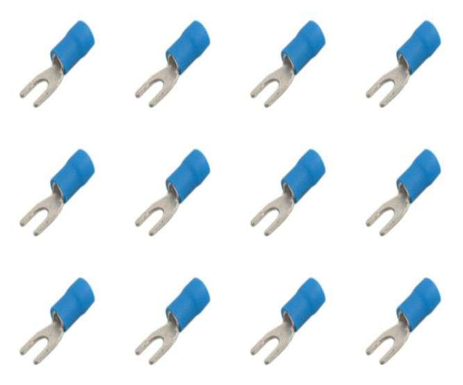 Terminal Pre Ins Fork Blue 3.7mm 1 K/Bag Sv 2 3.5 S